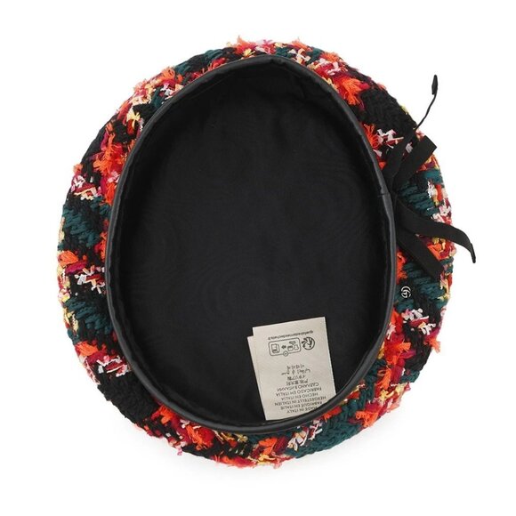 GUCCI beret Size M/57㎝ Wool 18%/Nylon18%/Cotton15%/Acryl13%/Rayon11% Multi - Picture 4 of 13